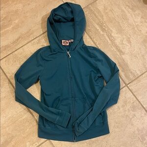 Teal RARE vintage juicy couture zip up hoodie *read description*